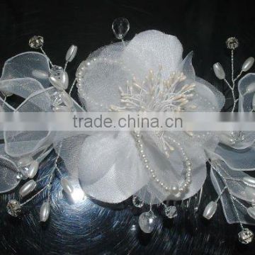 artificial wedding flower bride flower fashion accessories with comb