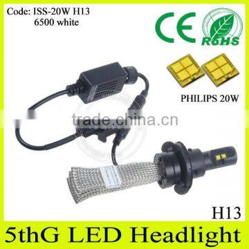 Best selling products!! guangzhou auto part 6500k power headlight h13 vans white for honda city