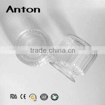 Clear Glass Candle Holder Centerpieces for Christmas photo-4