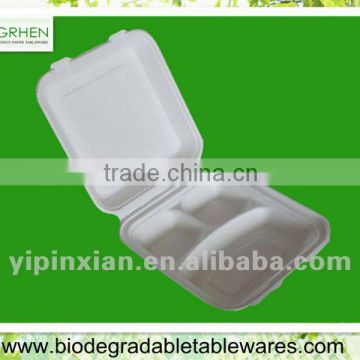 disposable biodegradable tableware paper food box packaging