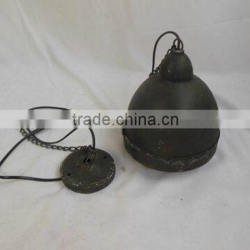 Antique hanging sphere metal wire ceiling lamp for home decoration
