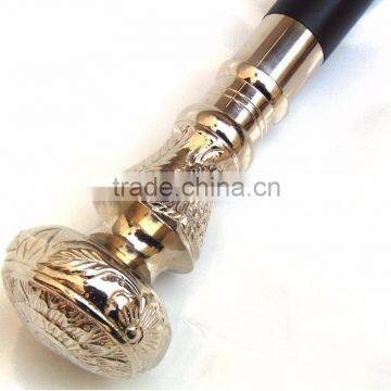 Designer Brass Handle Walking Stick/Antique Brass Walking Stick/Beautiful Walking Stick Wk1123 photo-3
