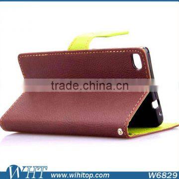 Luxury Wallet Leather Case for Huawei P8 Lite, Smartphone Accessory New Product photo-4