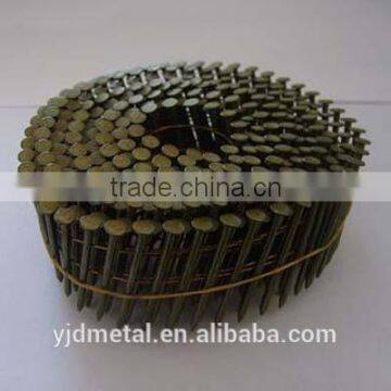 Smooth, Ring, Screw Shank Galvanized Coil Nails