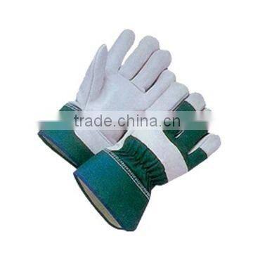 Cow grain leather gloves/best quality by taidoc