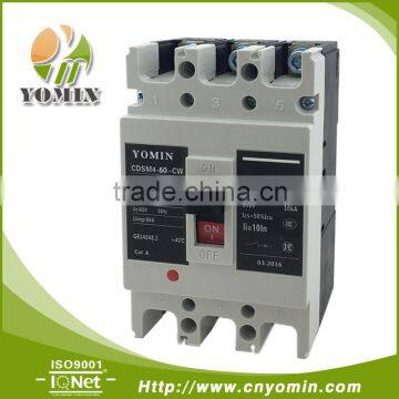 Factory Price Adjustable MCCB ,CDSM-50-CW Circuit Breaker 10A /High Breaking Capacity