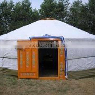 wood frame Yurt tent in resort