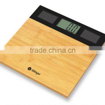 Light Bamboo Personal Scale with Solar Power