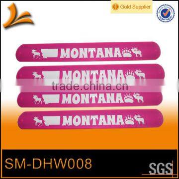 SM-DHW008 letters silicone lap snap band