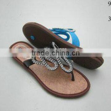 cheap and functional pvc foam shoe with brown sole