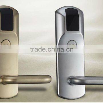 125KHZ or 13.56MHZ Zinc Alloy IC/ID Card Hotel Door Lock.RFID Card Hotel Lock,Easy to Installation,