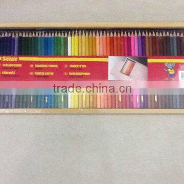 60pcs color pencils in wooden box