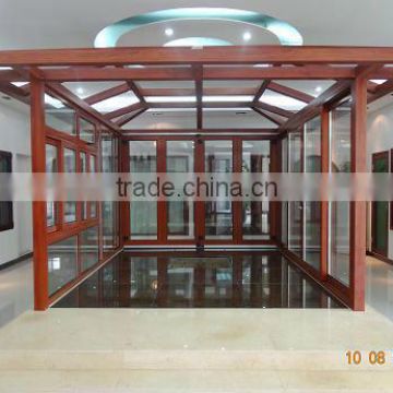 Wanjia factory aluminum frame modern glass houses