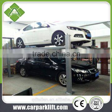 auto car elevator parking system double hydraulic car parking lift equipment with CE