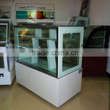 popular cake refrigerator/glass cake chiller