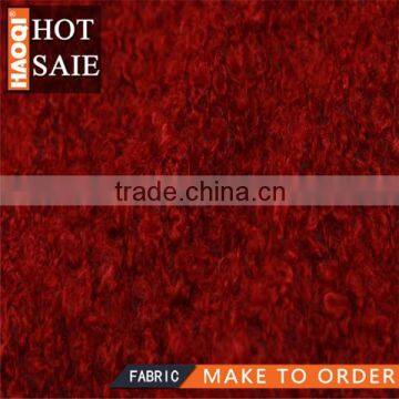 alibaba china supplier knit textile 100%polyester fabric thick coarse knit fabric