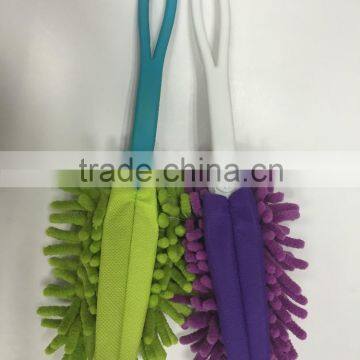 colorful mini chenille duster with telescope handle house cleaning usage cheap anf bulk