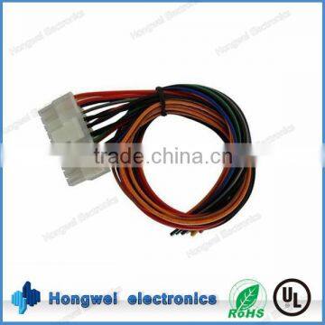 Molex 39012205 dual row 4.2mm pitch 5557 20pin connector to open with UL1007 22awg 300V customized wire cable harness