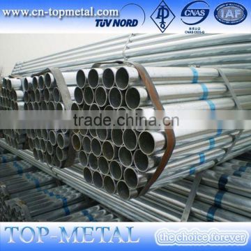 galvanized hot zinc coated seamless steel pipe