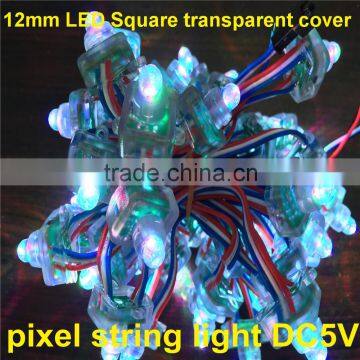 Transparent Cover Magenic Color 0.3w/pc 12mm Dc5v Led Pixel Light String Supplier's Choice photo-4