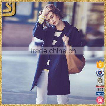 2016 Best selling new design one button lapel cotton autumn women casual coat                        
                                                                Most Popular