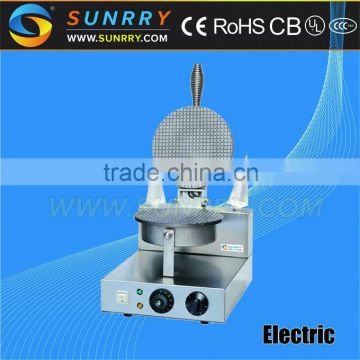 Electric commercial ice cream cone maker with plate diameter 210 mm ice cream waffle cone maker (SUNRRY SY-KB1)