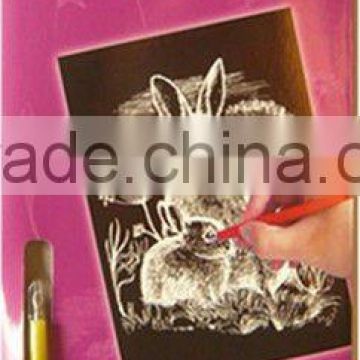 Engraving art/Engraving card/Scrape card