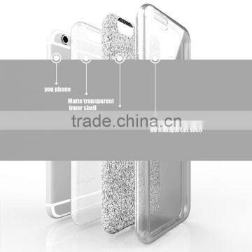 Wholesale shinely silver carring suit case for Apple phone 5C 5 5S 6 6S PLUS SE