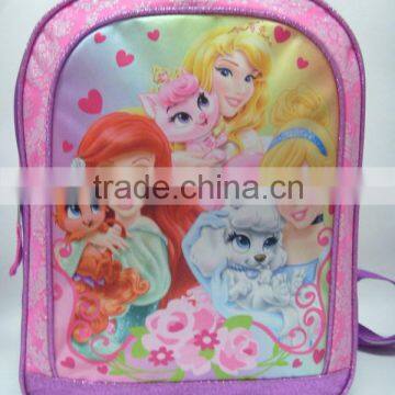 2014 Princess girls school bags