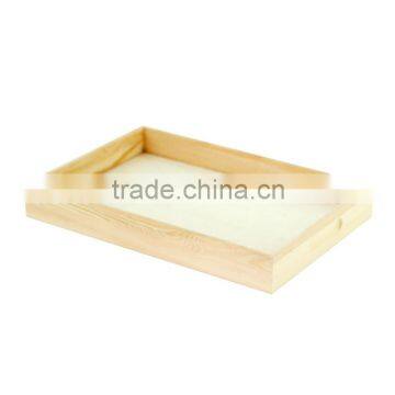 2016 classic cheap unfinished natural wooden serving tray