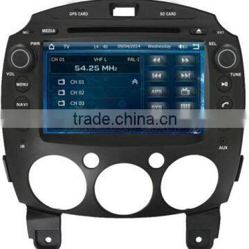 2 DIN Car DVD Player TouchScreen GPS Navigation For MAZDA 2 2007-2014 photo-4