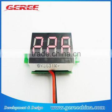 DC 0-99v digital voltage panel meters with red led display