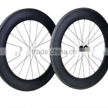 700c Road Bike Carbon Wheelset 88mm Tubular, 88mm Tubular or Clincher Carbon 700C Road Bicycle Wheels photo-2