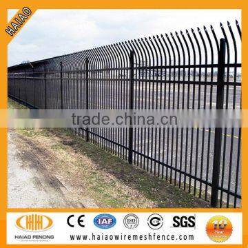 the most fasionable square tube iron fence