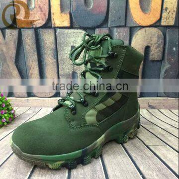 Hot sale outdoor jungle army waterproof camouflage hiking boots with zipper