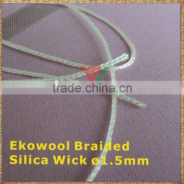 Brand New Healthy Braided Fiber Silica wick 1.5mm for E cigarette Ekowool silica rope with Booming sales in Germany