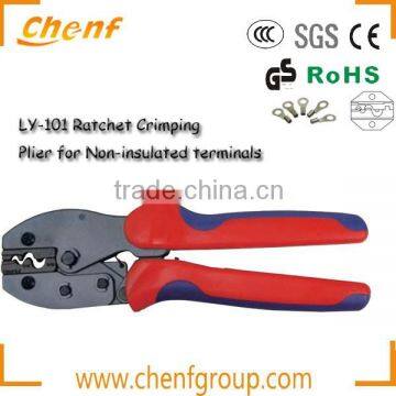 CE APPROVAL 1.5-10mm2 Hand Non-Insluated Terminals Ratchet Crimping Tools photo-4