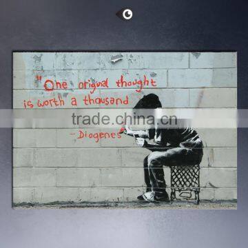 Wholesale banksy wall sticker for bedroom and living room decorative