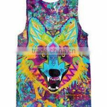 Custom sublimation top tank men fashion design MC -557