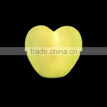 LED battery operated color changing festival gift table heart light