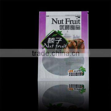 Plastic packaging bags for Nuts with zipper ,and made of OPP matt lamination +VWPET+PE,also can custom