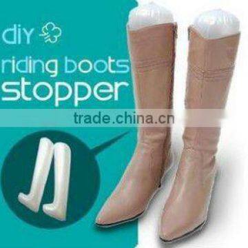 Hold thick PVC big size diy riding boots stopper 12'