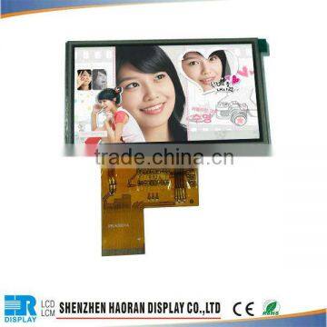 4.3'' tft lcd screen tft lcd touch screen with resistive touch screen