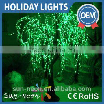 Outdoor Decor Led Lighted Willow Christmas Tree Motif Lighting