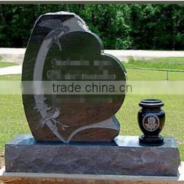 heart-shaped headstone