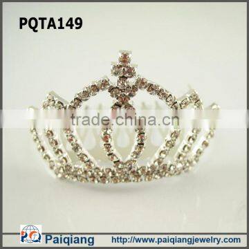 New arrival fashion decorative girl mini rhinestone tiara crown