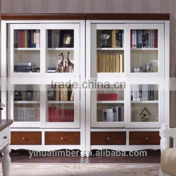 2015 Solid wood luxury classic spain style study room furniture