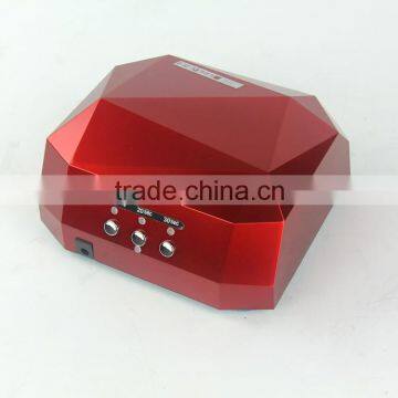 36W CCFL&LED uv led lamp nail, CCFL UV Dryer with timer for professional use full featured tool