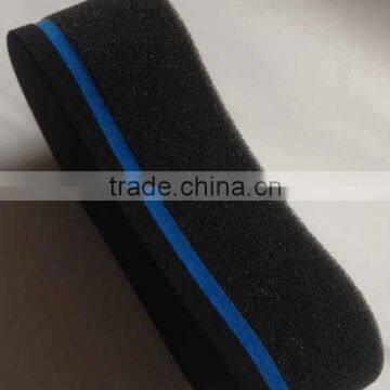 Double Barber Hair Brush Sponge For Dreads Locking Twist Coil Afro Curl Wave photo-2