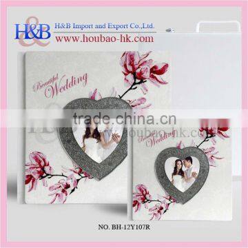 12*12 heart shape a4 photo album /print photo album